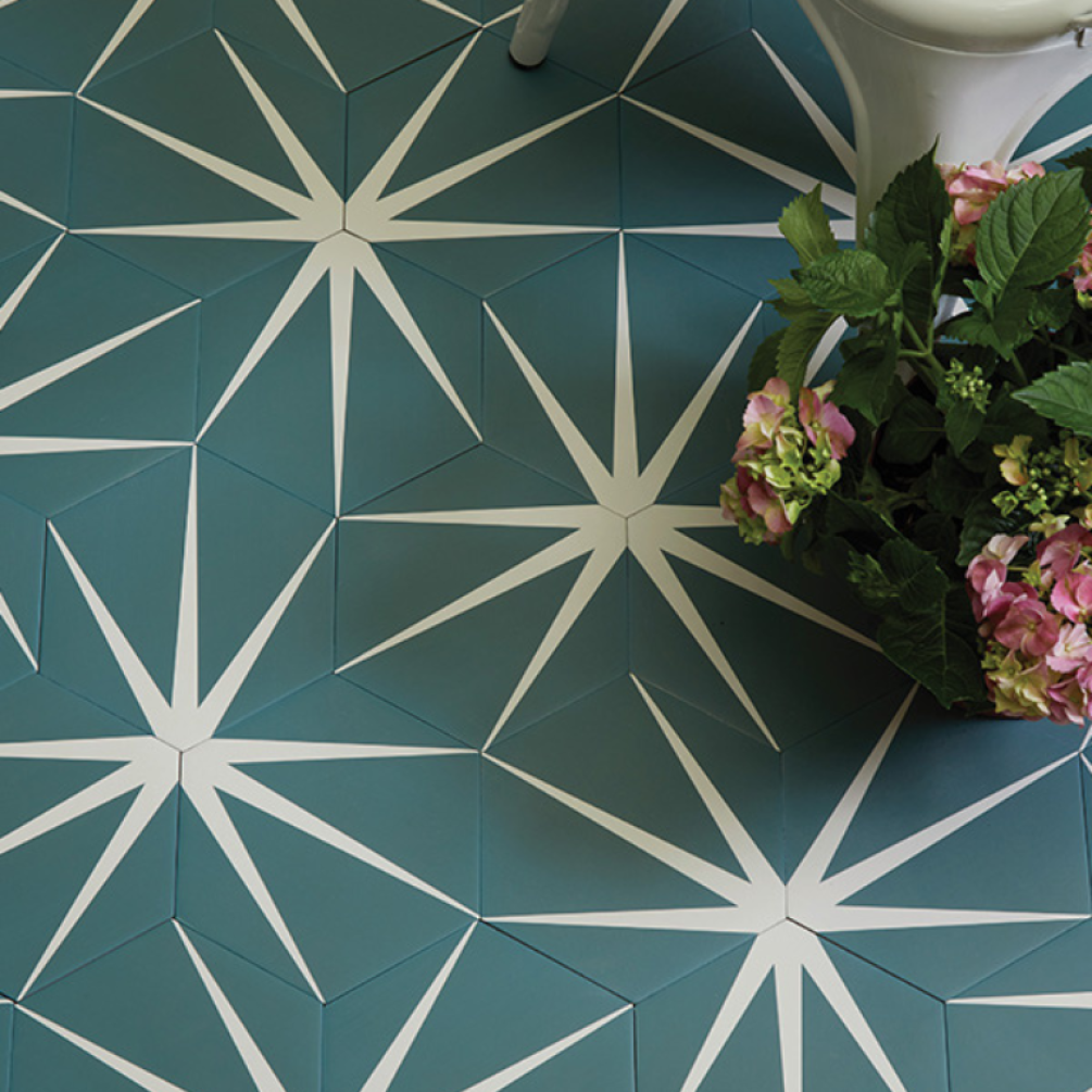 Ca' Pietra Lily Pad Eucalyptus Porcelain Matt Tiles